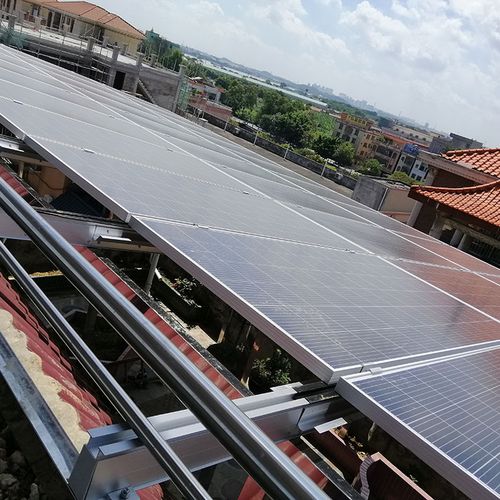 工厂屋顶光伏电站a级单晶并网发电板2年 所属行业:太阳能光伏产品太阳
